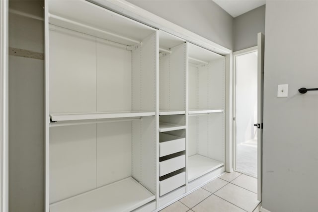 view of closet