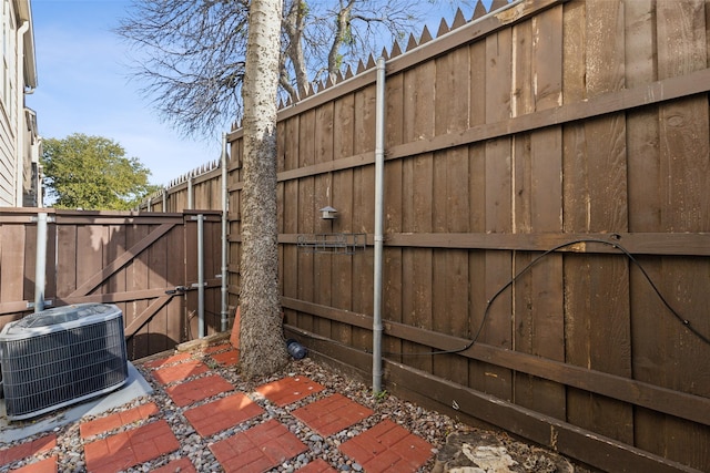 view of patio / terrace with central AC unit