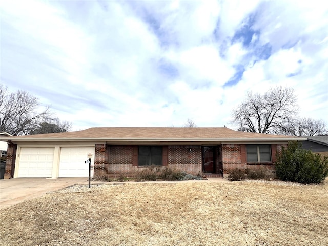 ranch-style house with a garage