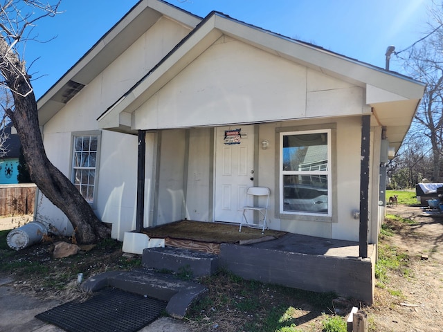 view of bungalow-style home