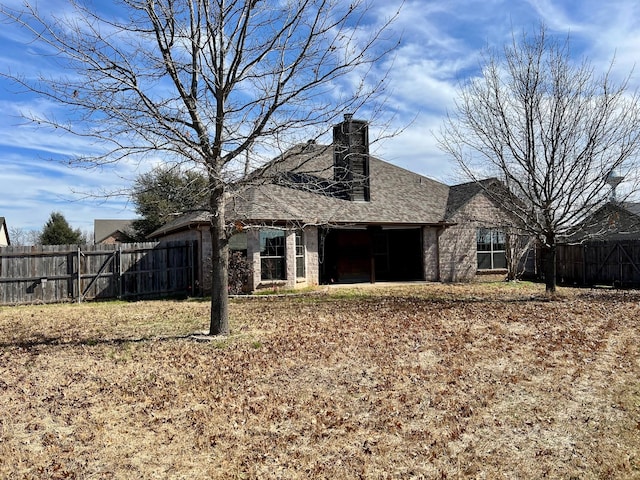 813 El Campo Dr, Rio Vista, TX 76093 - view of rear view of house