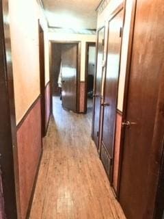 15672 Fm 3204, Brownsboro, TX 75756 - hall with light wood-type flooring