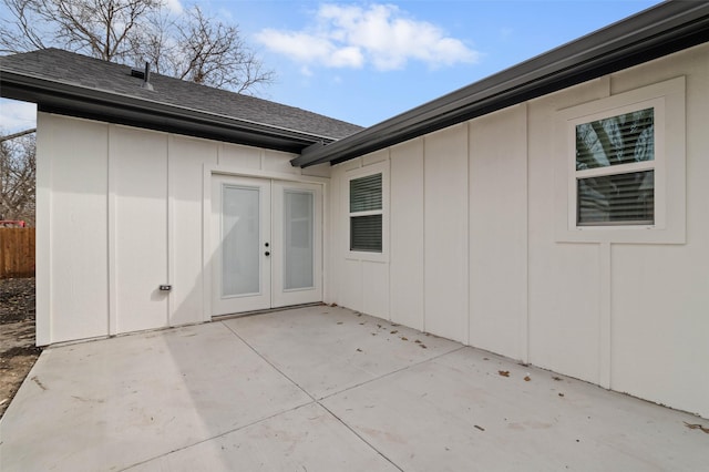 view of patio / terrace with fence