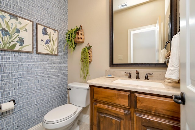 1844 Halifax St, Roanoke, TX 76262 - half bath featuring vanity and toilet