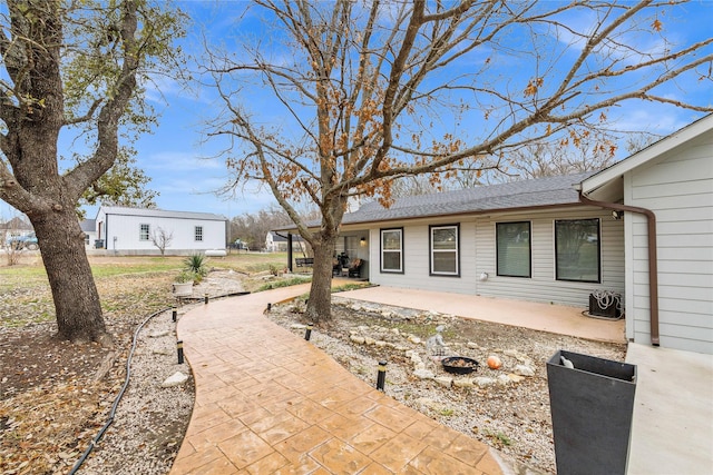 exterior space featuring a patio area