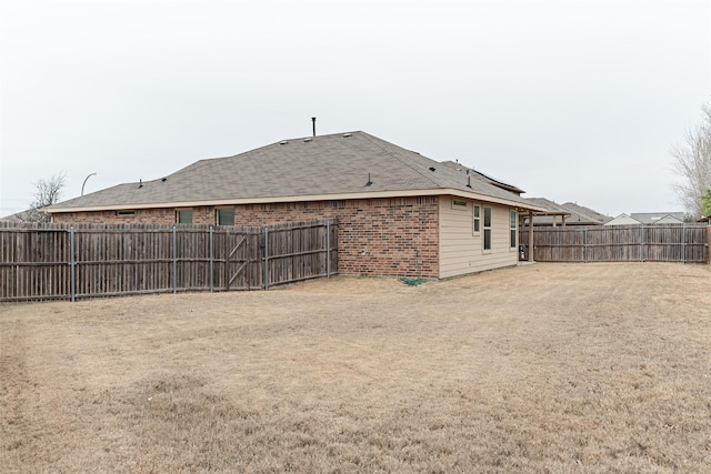 view of rear view of property