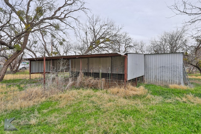 view of outbuilding