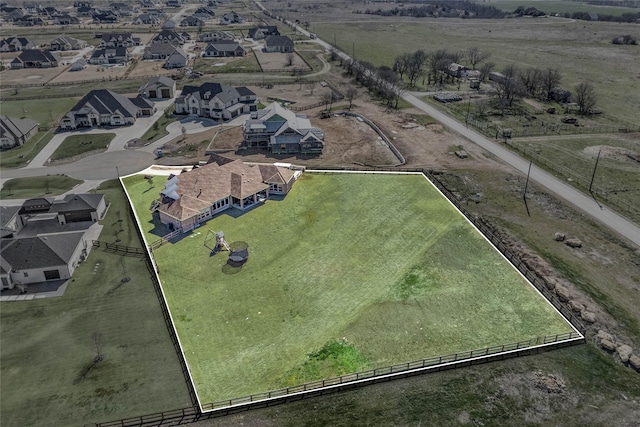 drone / aerial view featuring a residential view