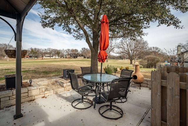 view of patio / terrace