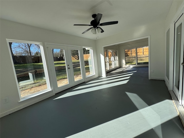 12009 Saddlehorn Ln, Mansfield, TX 76063 - unfurnished sunroom featuring french doors