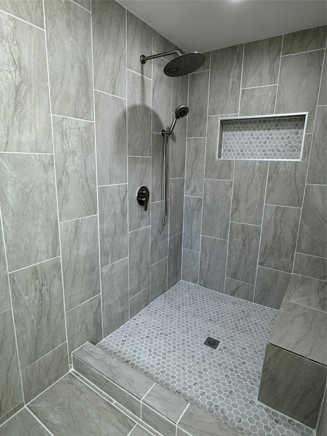 12009 Saddlehorn Ln, Mansfield, TX 76063 - bathroom featuring tiled shower