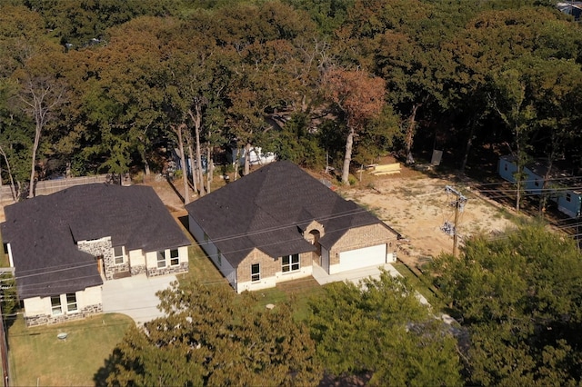 11298 Cedar Dr, Mabank, TX 75156 - aerial view of property's location featuring a forest