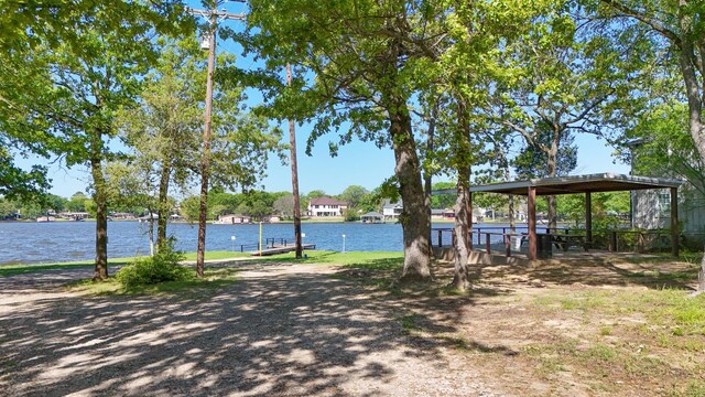 11298 Cedar Dr, Mabank, TX 75156 - water view featuring a boat dock
