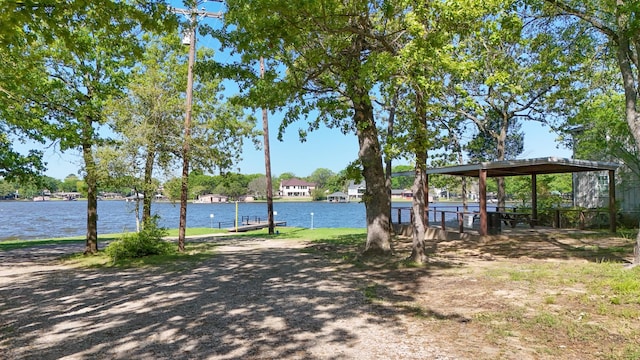 11306 Cedar Dr, Mabank, TX 75156 - water view featuring a boat dock