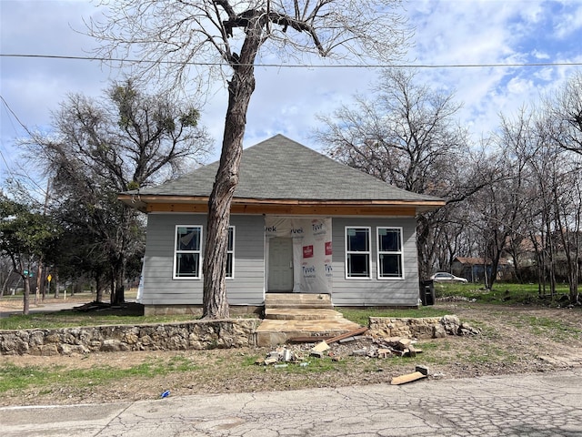 view of bungalow