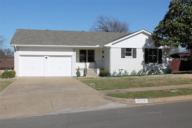 ranch-style house with a garage