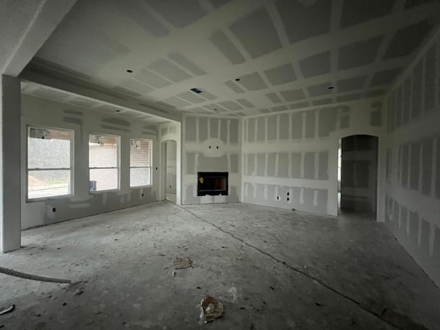 view of unfurnished living room