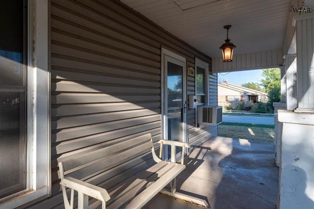 view of patio / terrace featuring a porch