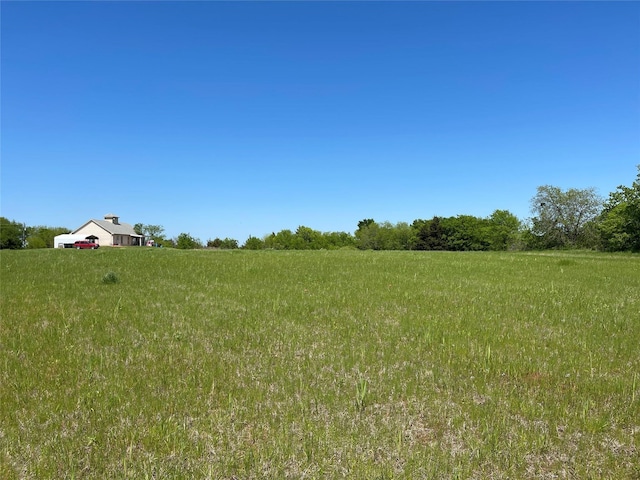 view of yard featuring a rural view