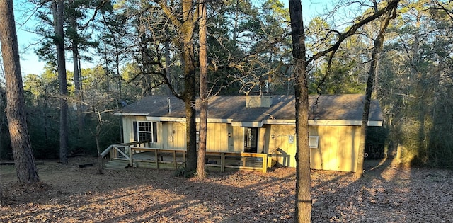 view of back of property