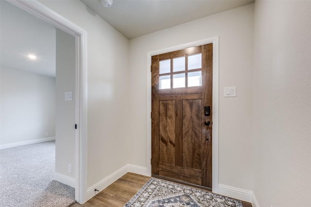 entrance foyer with baseboards