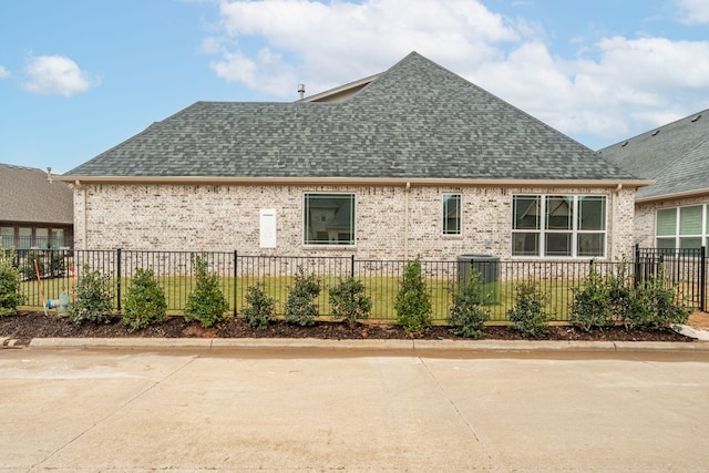 view of home's exterior featuring cooling unit