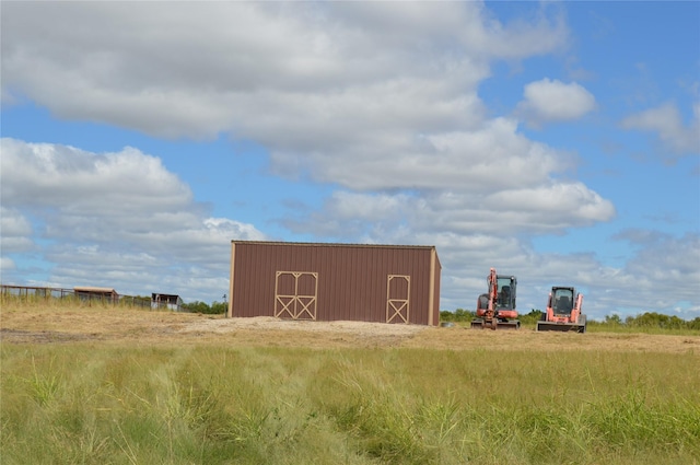 view of outdoor structure