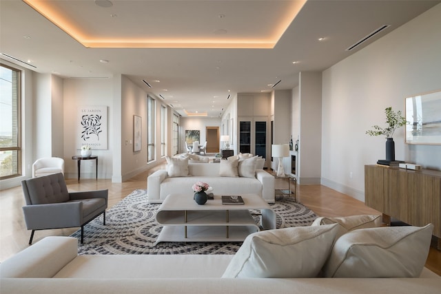 interior space featuring visible vents