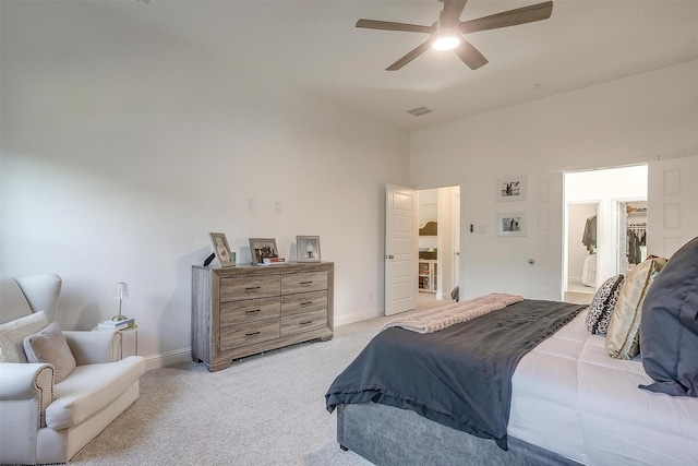517 Ramon St, Burleson, TX 76028 - bedroom with light carpet and ceiling fan