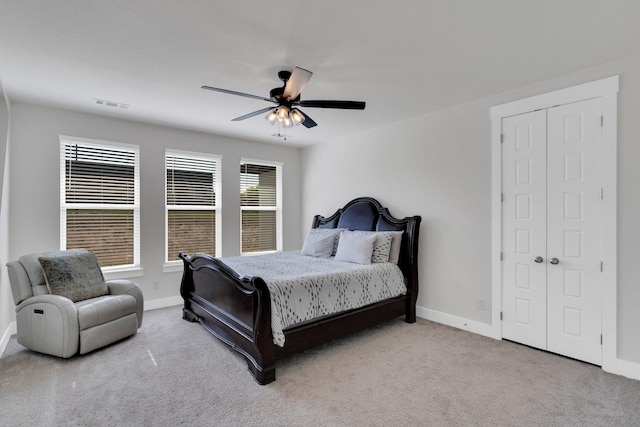 2770 Fireside Dr, Midlothian, TX 76065 - carpeted bedroom with baseboards and ceiling fan
