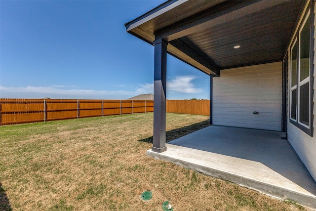 3917 Belleview Pl, Crandall, TX 75114 - view of yard with a patio area and a fenced backyard