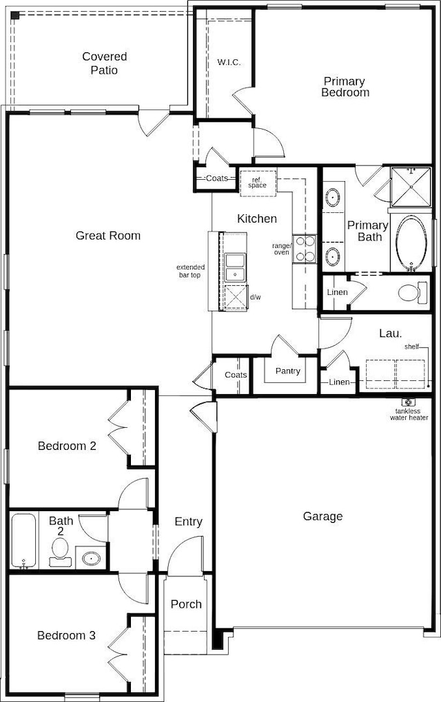 3917 Belleview Pl, Crandall, TX 75114 - view of layout
