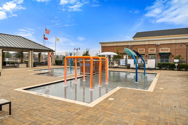 community playground featuring fence