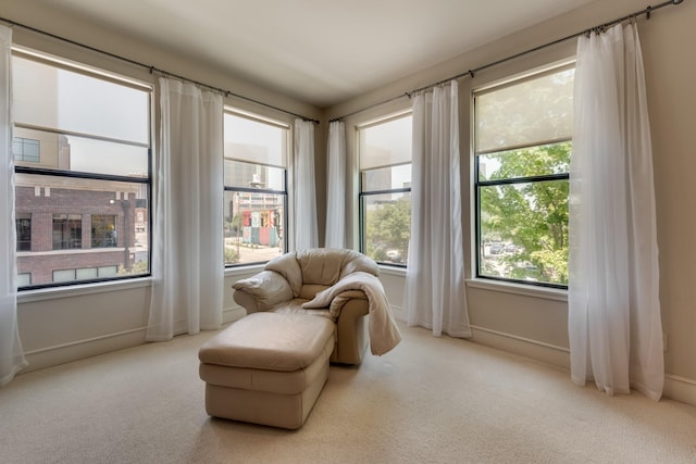 2123 Albany St, Dallas, TX 75201 - living area featuring light carpet