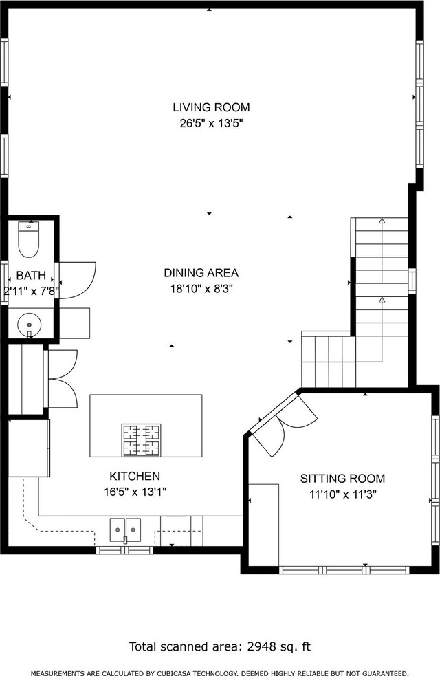 2123 Albany St, Dallas, TX 75201 - floor plan