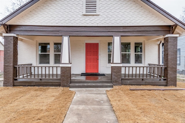 bungalow-style home featuring covered porch