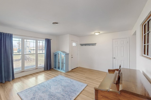 interior space featuring light hardwood / wood-style flooring