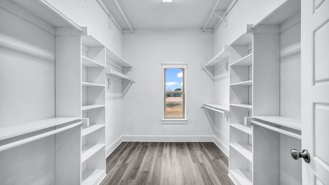 114 N Star Crossing Ln, Weatherford, TX 76088 - spacious closet with dark wood-type flooring