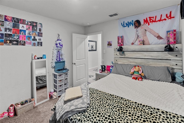 bedroom featuring carpet floors