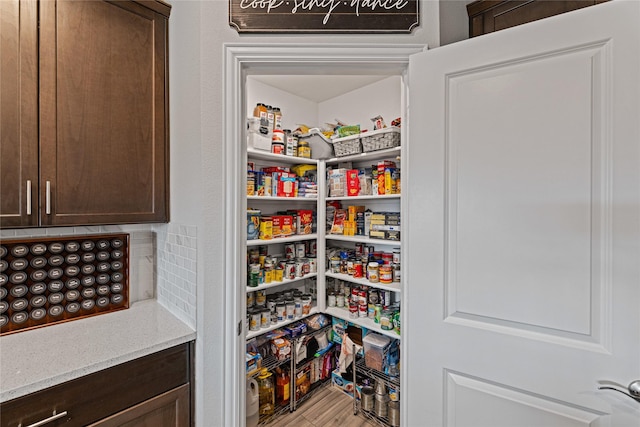 view of pantry