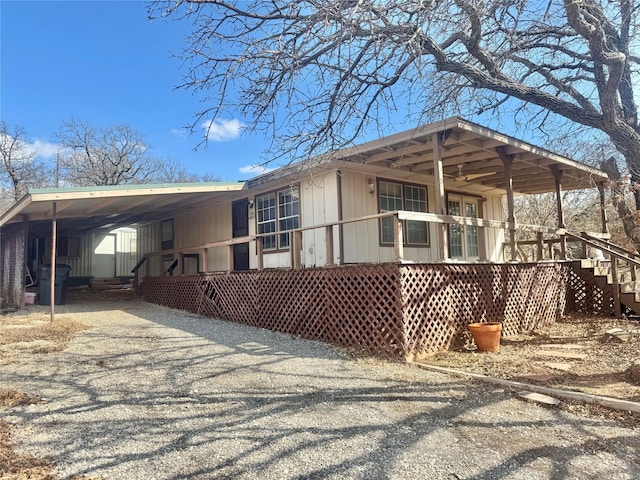 view of property exterior