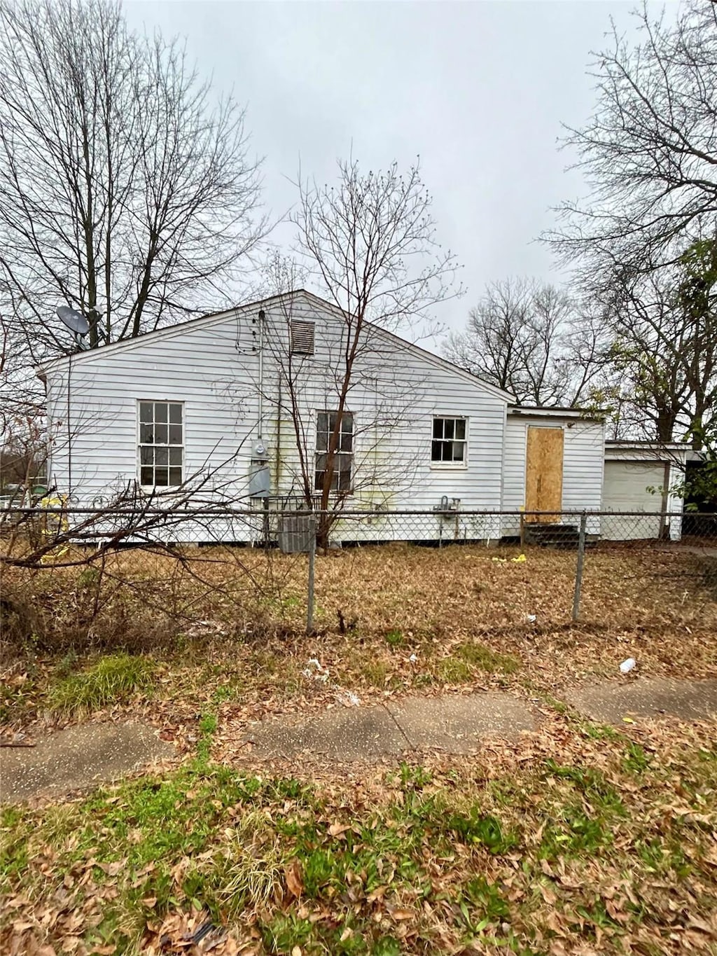 view of back of property