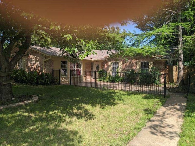 2732 Foxcroft Cir, Denton, TX 76209 - view of front of property with brick siding