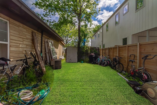 417 Athenia Dr, Fort Worth, TX 76114 - view of yard featuring a storage shed
