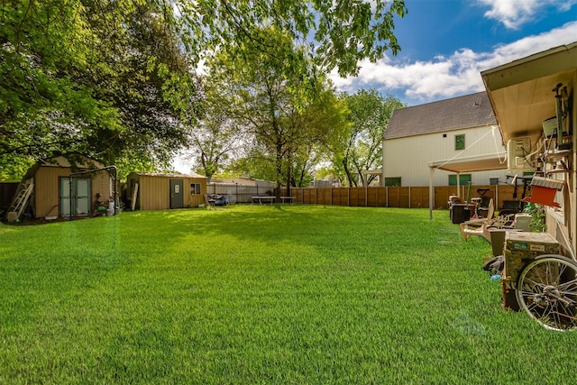 417 Athenia Dr, Fort Worth, TX 76114 - view of yard featuring a storage shed