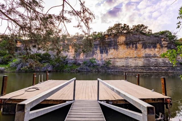 2040 Bluff Creek Dr, Strawn, TX 76475 - view of dock with a water view