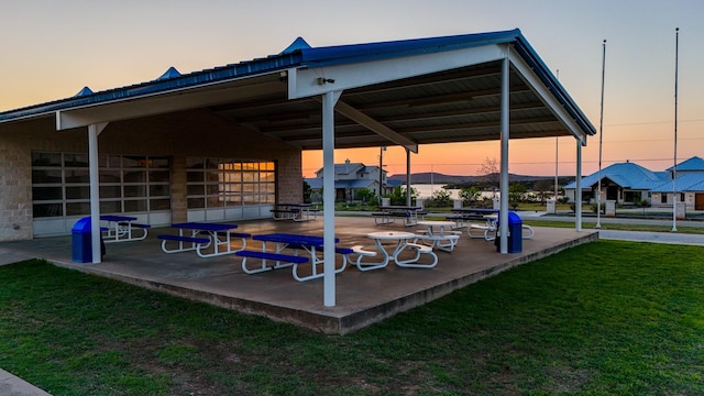2040 Bluff Creek Dr, Strawn, TX 76475 - exterior space with a lawn