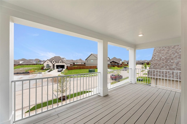 5038 Duck Cove Cir, Royse City, TX 75189 - wooden deck featuring a residential view