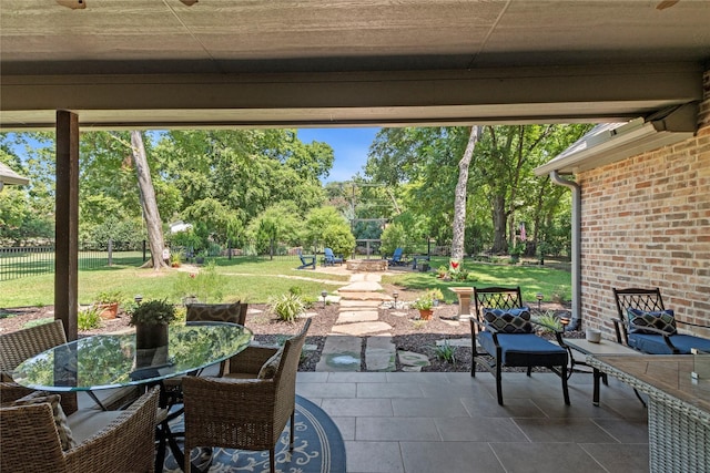 view of patio