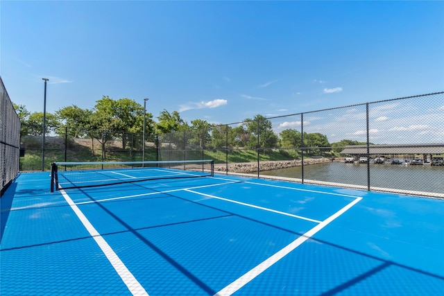 view of tennis court